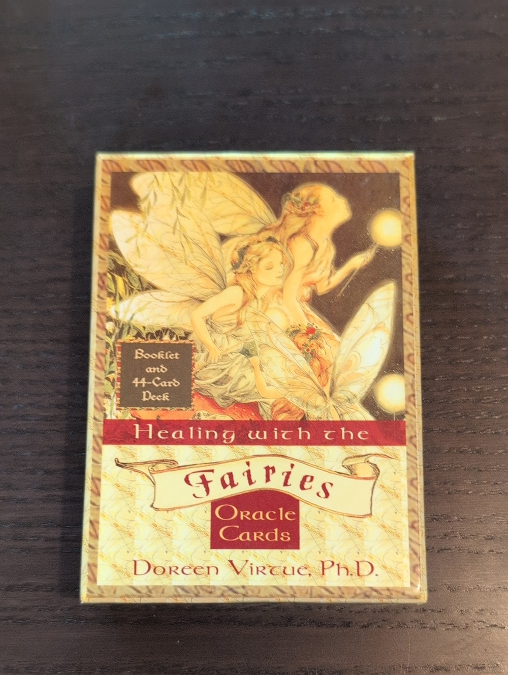 Doreen Virtue Healing with the Fairies Oracle Cards - Cream and Gold Deck